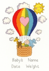 Bothy Threads Stickpackung - Balloon Baby 23x33 cm