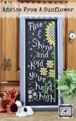 Stickvorlage Annie Beez Folk Art Advice From A Sunflower 