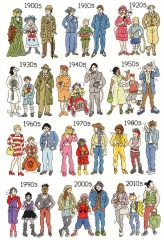 Bothy Threads - Fashion Through The Decades 32 x 47 cm