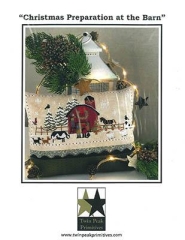 Stickvorlage Twin Peak Primitives - Christmas Preparation At The Barn