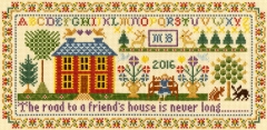 Stickpackung Bothy Threads - Friends House 30 x 15 cm