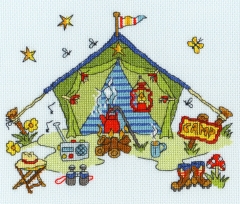 Stickpackung Bothy Threads - Sew Dinky Tent 20 x 15 cm
