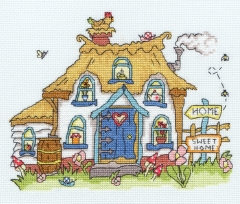 Stickpackung Bothy Threads - Sew Dinky Cottage 20 x 15 cm
