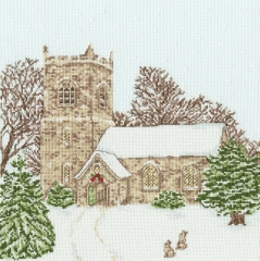 Stickpackung Bothy Threads - Country Church 26 x 26 cm