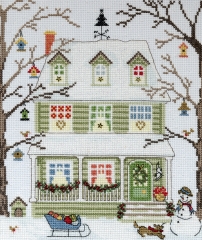 Bothy Threads - New England Homes Winter 21 x 24 cm