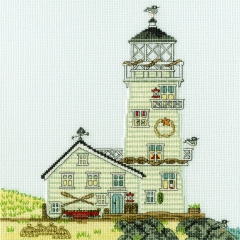 Bothy Threads - New England The Lighthouse 26 x 26 cm