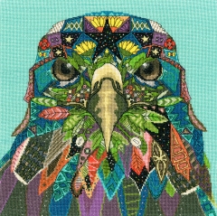 Bothy Threads - Jewelled Eagle 32 x 32 cm