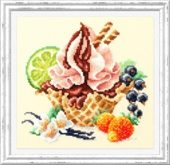 Magic Needle - Stickbild Vanilla Ice Cream