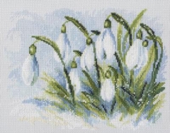 Stickpackung RTO - Early Snowdrops 25x19 cm
