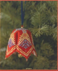 Stickvorlage Cotton Pixels - Christmas Bell
