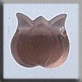 Mill Hill Glass Treasures 12028 - Medium Tulip Matte Rosaline