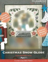 Stickvorlage Tiny Modernist Inc - Christmas Snow Globe Teil 1