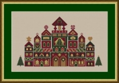 Stickvorlage Happiness Is Heartmade - Christmas Celebration