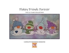 Stickvorlage CM Designs - Flakey Friends Forever