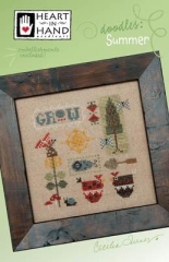 Stickvorlage Heart In Hand Needleart - Doodles - Summer (w/emb)