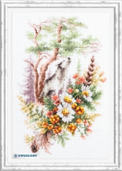 Magic Needle - Stickbild Summer Forest Spirit