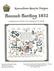 Stickvorlage Queenstown Sampler Designs - Hannah Harding 1832