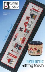 Stickvorlage Heart In Hand Needleart - Patriotic Tiny Town (w/emb)